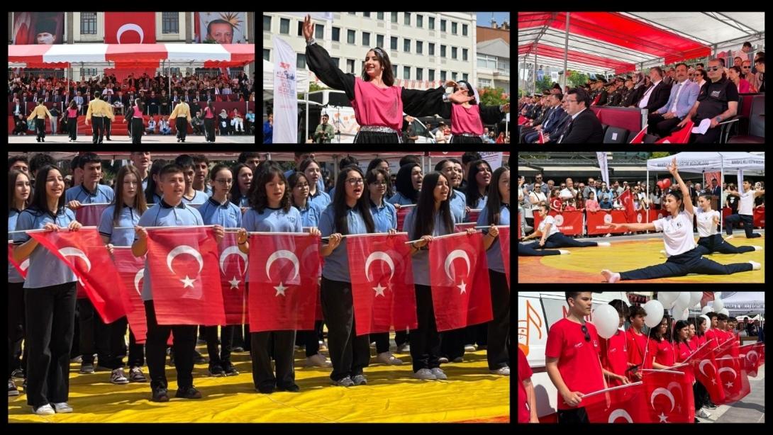 19 MAYIS ATATÜRK'Ü ANMA, GENÇLİK VE SPOR BAYRAMI'NIN 106. YIL DÖNÜMÜ MANİSA'DA COŞKUYLA KUTLANDI